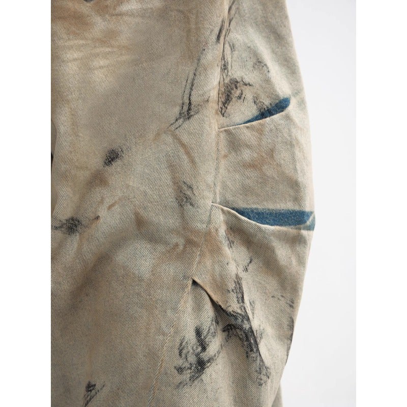 2025 American Vintage Washed Jeans Fashion Trend Loose Casual Straight Pants - Image 5